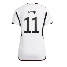 Tyskland Mario Gotze #11 Hemmatröja Dam VM 2022 Korta ärmar